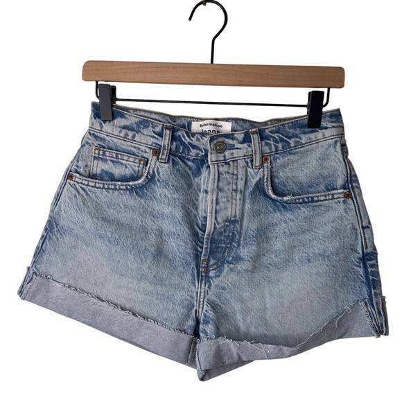 REFORMATION Charlene High Rise Jean Shorts Size 26 - Picture 1 of 6